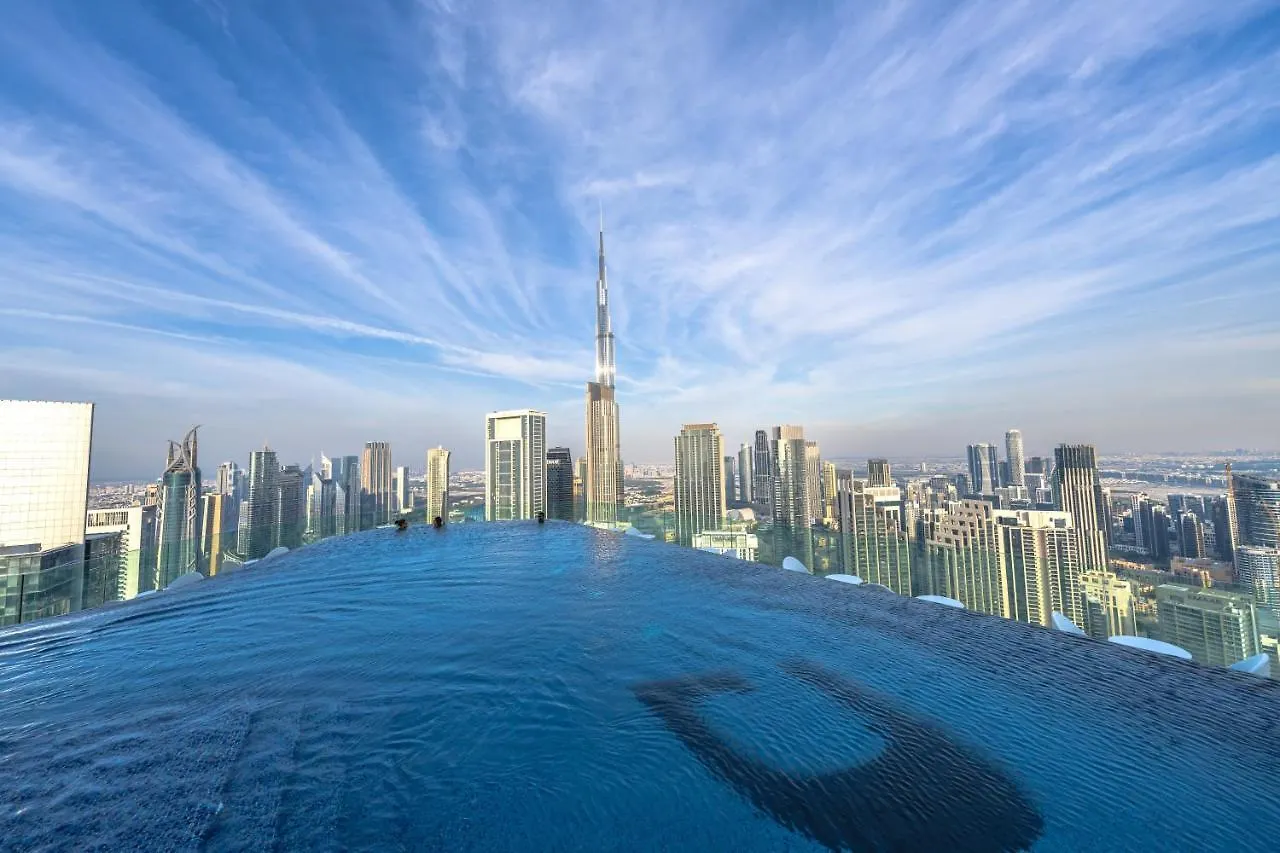 Magical Apartment With Rooftop Pool & Burj Khalifa View Dubai 0*,